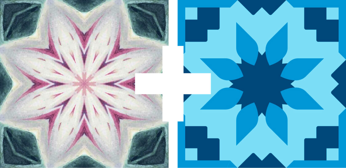 Works with bitmap and vector